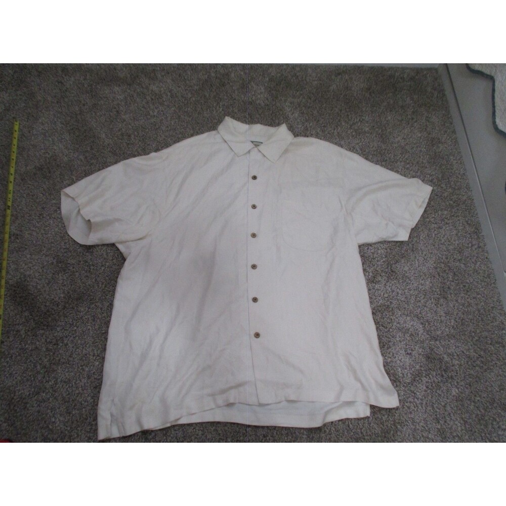 Tommy Bahama Button Up Shirt Mens 2XL Mix Weekends weekdays Shirt Embroidered